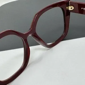 Prada Burgundy Sunglasses Frame Only SPR24X UAN-0A7 52 [] 18-140 Prada | Accessories | Prada Burgundy Sunglasses Frame Only  main image 2